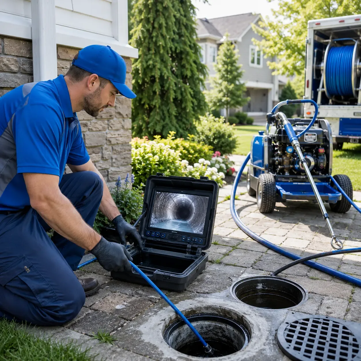 Outdoor drain cleaning professionals serving Gap, PA
